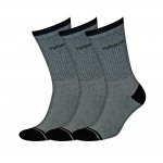 Sympatico Tennissocken Crew (Baumwolle) grau - 3 Paar