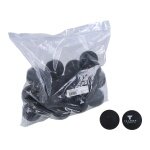 Talbot Torro Squashball (1 roter Punkt, Speed mittel) schwarz - 25 Bälle im Polybag