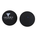 Talbot Torro Squashball (1 blauer Punkt, Speed schnell) schwarz - 1 Ball