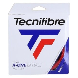 Tecnifibre Tennissaite X-One Biphase (Touch+Power) rot 12m Set