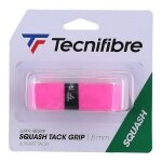 Tecnifibre Squash Tacky Grip Basisband (klebriger Griff mit Wachsharz) pink - 1 Stück