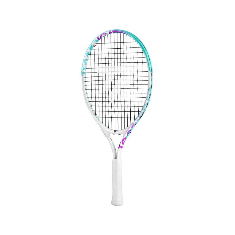 Tecnifibre Kinder-Tennisschläger Tempo Iga 21in/185g (4-7 Jahre) 2025 weiss/violett - besaitet -