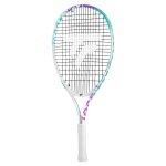 Tecnifibre Kinder-Tennisschläger Tempo Iga 23in/200g (6-9 Jahre) 2025 weiss/violett - besaitet -