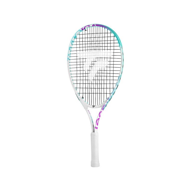 Tecnifibre Kinder-Tennisschläger Tempo Iga 23in/200g (6-9 Jahre) 2025 weiss/violett - besaitet -