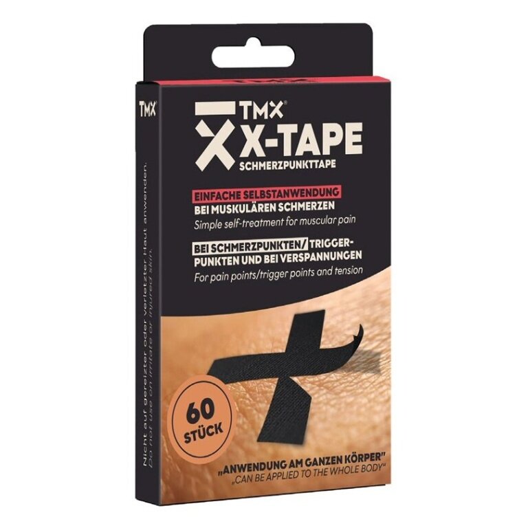 TMX X-Tape Strips - innovatives Schmerzpunkttape zur gezielten Linderung muskulärer Beschwerden - 120 Stück