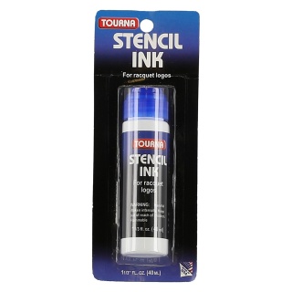 Tourna Saitenstift für Logo-Beschriftung - Flasche 40ml - blau
