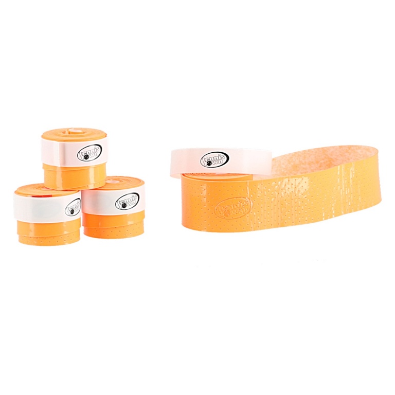 tennistown Overgrip Pro 0.6mm orange - 50 Stück in Box