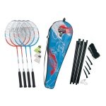 Talbot Torro Federball-Set 4-Fighter NEW (4xSchläger, 3xBälle, Netz+Pfosten, Hülle) - 1 Set