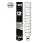 Talbot Torro Badmintonbälle HIT 750 Naturfeder weiss Dose 12er