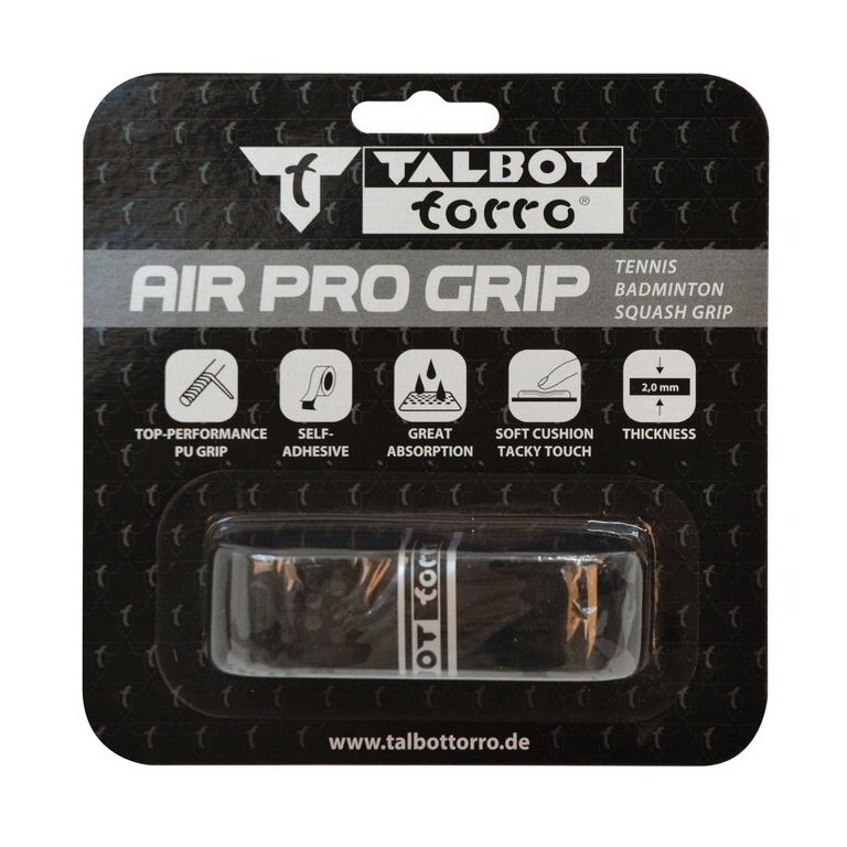 Talbot Torro Basisband Air Pro Grip 2mm schwarz 1 Stück Blister