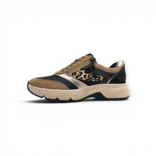 Tamaris Sneaker (Materialmix, mit seitlichen Reissverschluss) 8-83705-45 braun/schwarz Damen