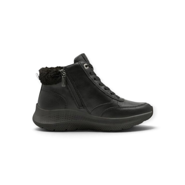 Tamaris Wide Fit Winterschuhe (Materialmix, mit seitlichen Reissverschluss) 8-85200-45 schwarz Damen