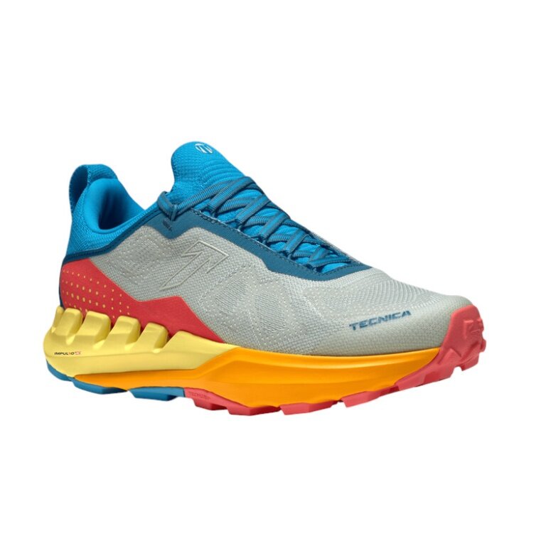 Tecnica Trail-Laufschuhe Pyrox Xplore MS (für lange Strecken) 2025 grau/bunt Herren