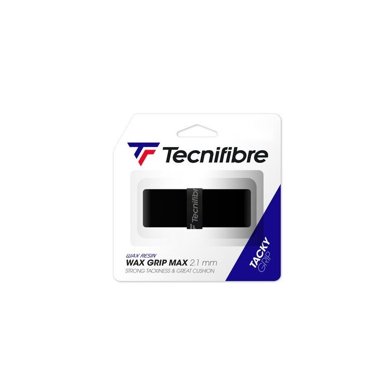 Tecnifibre Basisband Wax Max Grip 2.1mm schwarz - 1 Stück