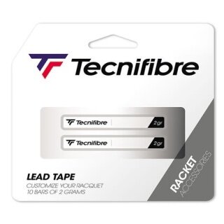 Tecnifibre Bleiband Lead Tape für Schlägertuning (10 Streifen x 2 Gramm)