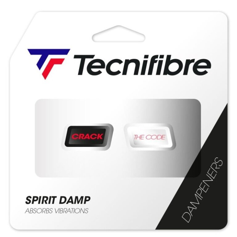 Tecnifibre Schwingungsdämpfer Spirit Damp (Crack/The Code) - 2 Stück