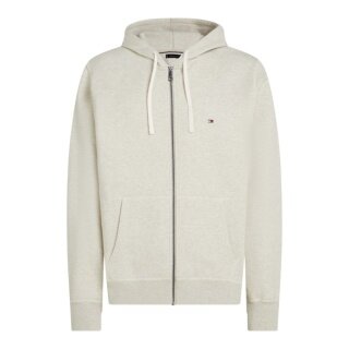 Tommy Hilfiger Kapuzenpullover Full Zip Fleece-Hoodie (Baumwollmix) oat milchweiss Herren
