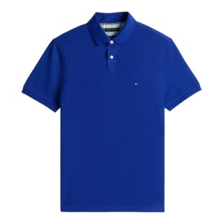 Tommy Hilfiger Freizeit-Polo 1985 Regular Fit Pique (Baumwolle) blau Herren