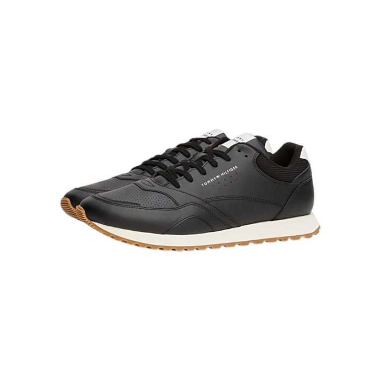 Tommy Hilfiger Sneaker New Runner Eva LTH ESS - schwarz/weiss Herren