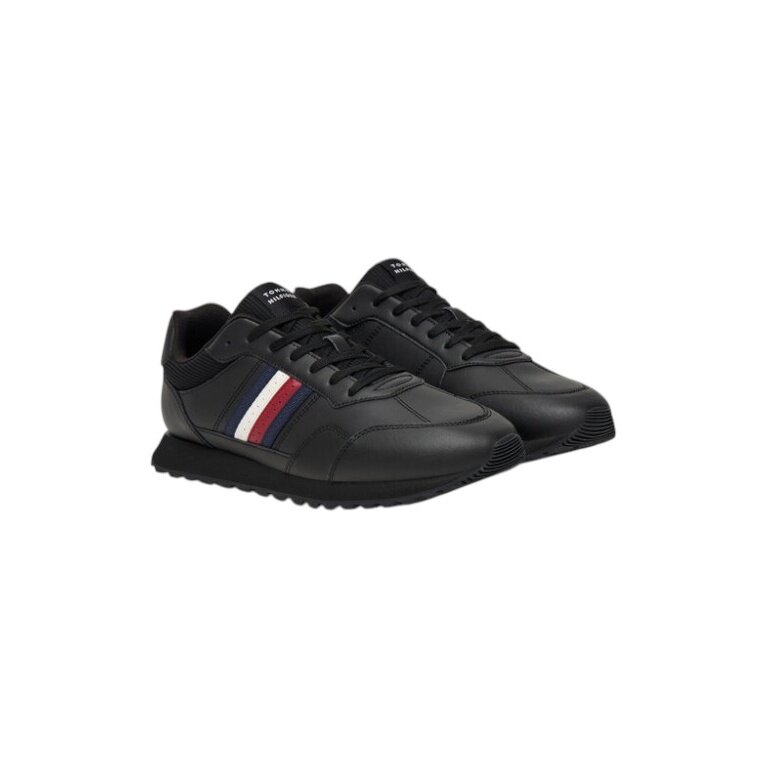 Tommy Hilfiger Sneaker New Runner Eva LTH Stripes - schwarz Herren