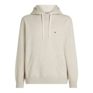Tommy Hilfiger Kapuzenpullover Essential Seasonal Fleece-Hoodie (Baumwollmix) oat milchweiss Herren