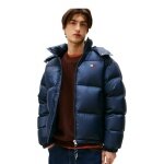 Tommy Jeans Winter-Daunenjacke Alaska Down Puffer EXT (warm, mit Kapuze) dunkelblau Herren