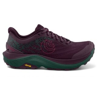Topo Trail-Laufschuhe Ultraventure 4 (Stabilität, Langstrecke, breitere Zehenbox) burgundrot/teal Damen
