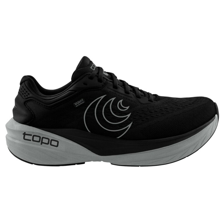Topo Laufschuhe Phantom 4 WP (Dämpfung, breitere Zehenbox, wasserdicht) 2025 schwarz/charcoal Herren