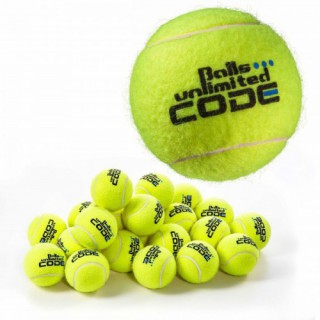 Balls Unlimited Tennisbälle Code Blue (drucklos) gelb 60er Beutel