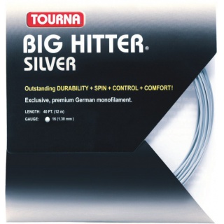 Tourna Tennissaite Big Hitter silber 12m Set