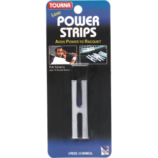 Tourna Power Stripes H-Form silber (6x Bleistreifen je 3 Gramm)