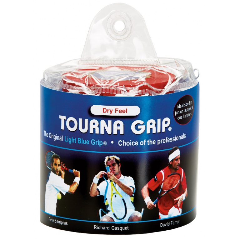 Tourna Overgrip Grip Standard Tour Pack blau 30er Beutel