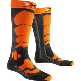 X-Socks Skisocke Control 2.0 anthrazit/orange Herren