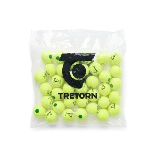 Tretorn Methodikbälle Stage 1 Academy (grüner Punkt) gelb 36er Polybag