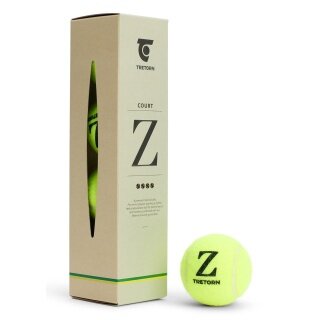 Tretorn Trainingsbälle Z Court Training (drucklos) gelb Dose 4er