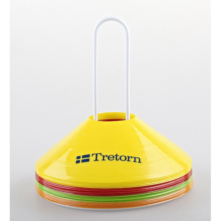 Tretorn Markierungshütchen (20 Kegel farblich sortiert)