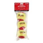 Tretorn Methodikbälle Stage 3 Academy Red Felt rot/gelb 3er Beutel