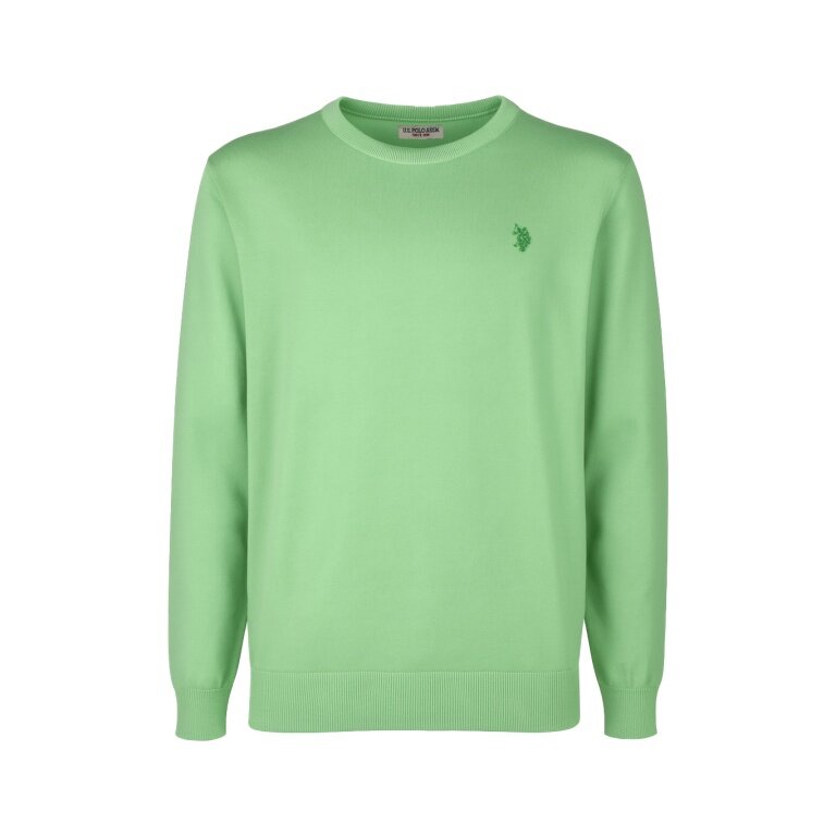 U.S. Polo Assn. Pullover Crewneck US16859 (100% Baumwolle) salbeigrün Herren