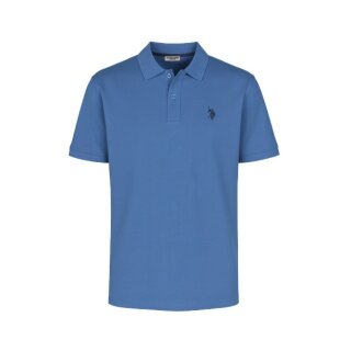 U.S. Polo Assn. Freizeit-Polo US16147 (Baumwolle) blau Herren