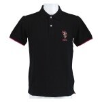 U.S. Polo Assn. Freizeit-Polo US16736 (100% Baumwolle) schwarz Herren