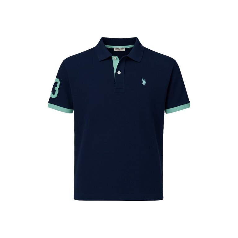 U.S. Polo Assn. Freizeit-Polo US16927 (100% Baumwolle) navyblau Herren