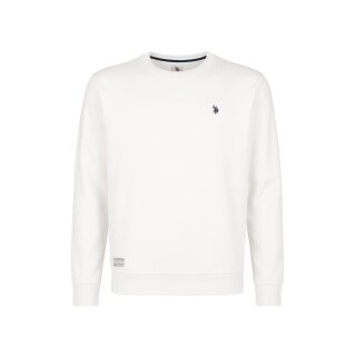U.S. Polo Assn. Sweatshirt US16956 (100% Baumwolle) weiss Herren