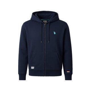 U.S. Polo Assn. Kapuzenpullover Sweat Hoodie (100% Baumwolle) navyblau Herren