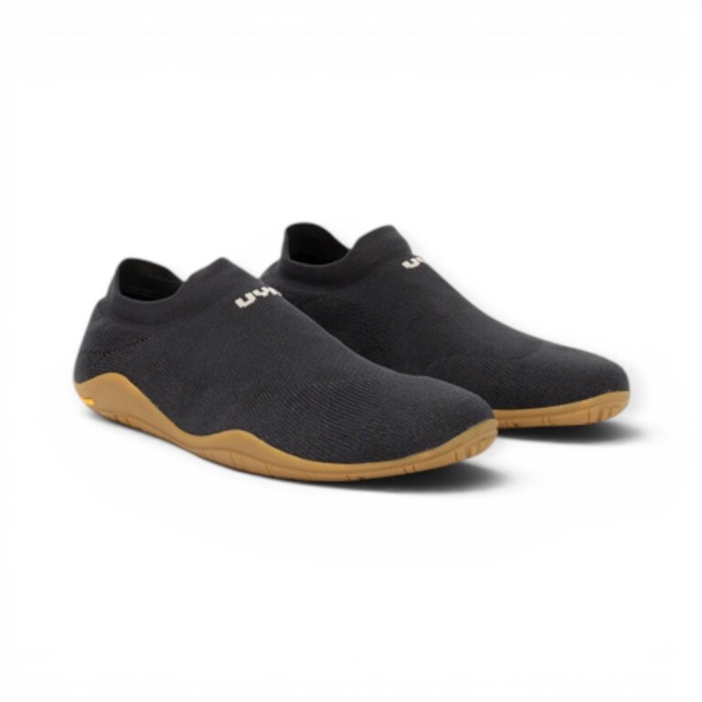 UYN Barfussschuhe Dunia Mid (nahtlos, leicht) anthrazit/braun