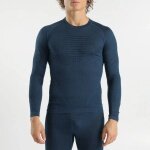UYN Funktionsunterwäsche Langarmshirt Fusyon Biotech (Merinowolle, ideale Thermoregulation) blau Herren