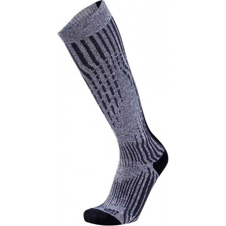 UYN Skisocke Cashmere Shiny Ski (edle Kaschmirsocken, atmungsaktivit) silbergrau Herren -1 Paar