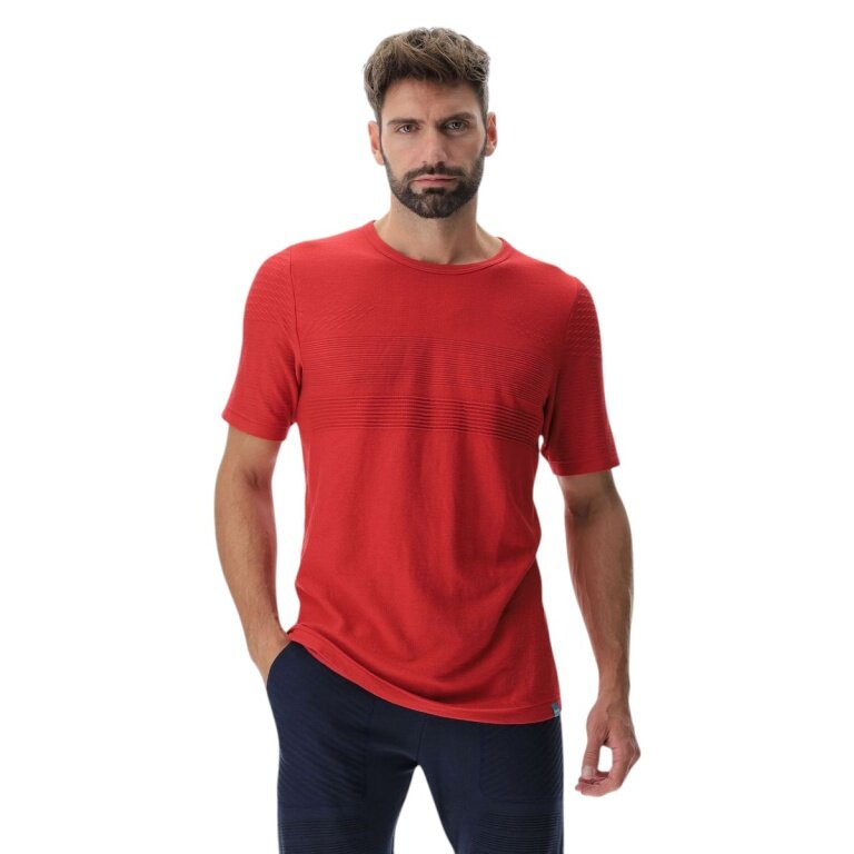 UYN Sport-Tshirt Natural Training Shirt (leicht, bequeme Passform) rot Herren
