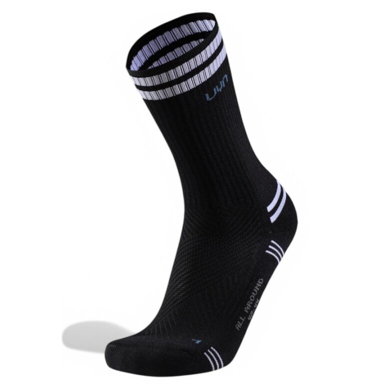 UYN Sportsocke Everyday Crew schwarz/weiss - 1 Paar