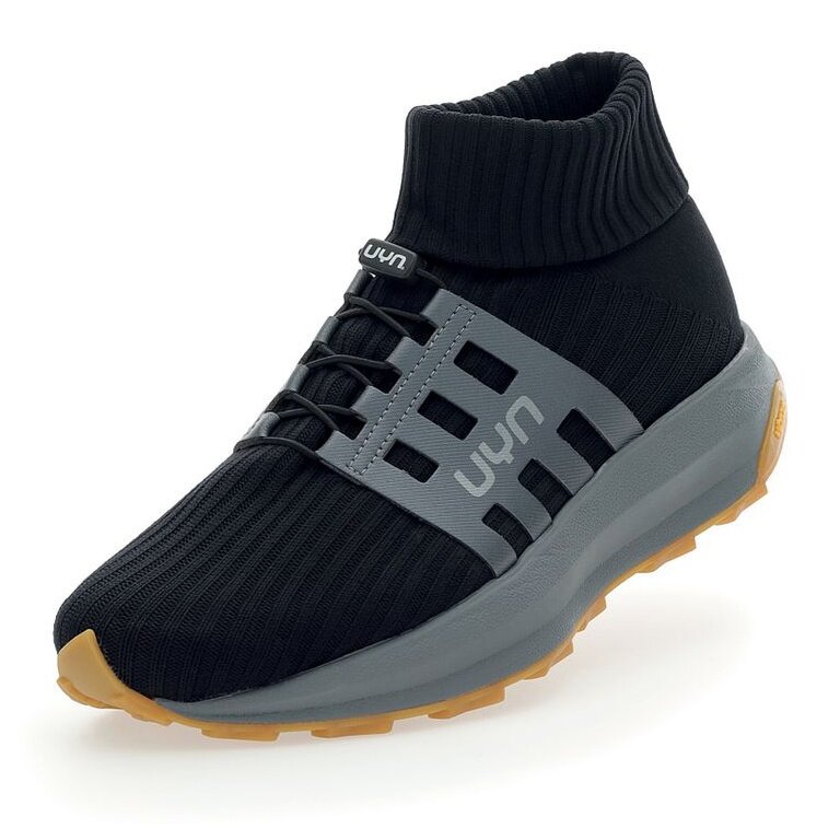 UYN Sneaker-Laufschuhe Uynner Hero (Merinowolle, nahtlos, wasserdicht) schwarz Herren