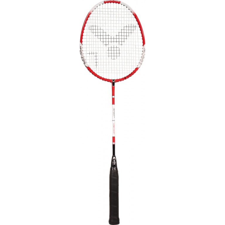 Victor Badmintonschläger AL6500 I Iso 90g rot - besaitet -